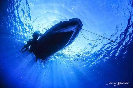 Centro de Buceo Rincón de Arona, embarcacioners de buceo Tenerife Sur.